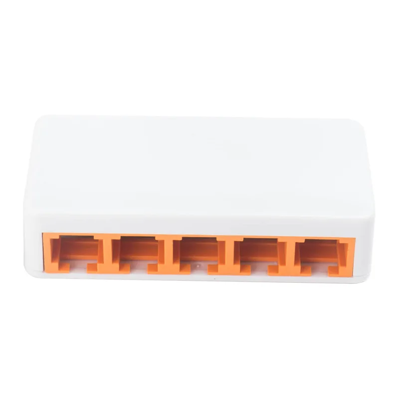 

5 Ports 100 Mbps Fast Ethernet Lan Rj45 Network Switch Switcher Hub Desktop Pc with Power Adapter By Mini Usb