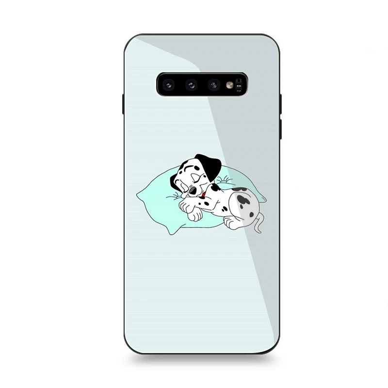 Чехол для телефона Стекло для samsung A10 A20 A30 A40 A50 A60 A70 S7 край S8 S9 S10 плюс Чехол с далматинцами