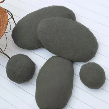 

Stuffed Throw Cushion Cobblestone Pillow Cushion Filled Decoration Soft Car Sofa Cushion Plush Toy Activity Gift Home Decoration