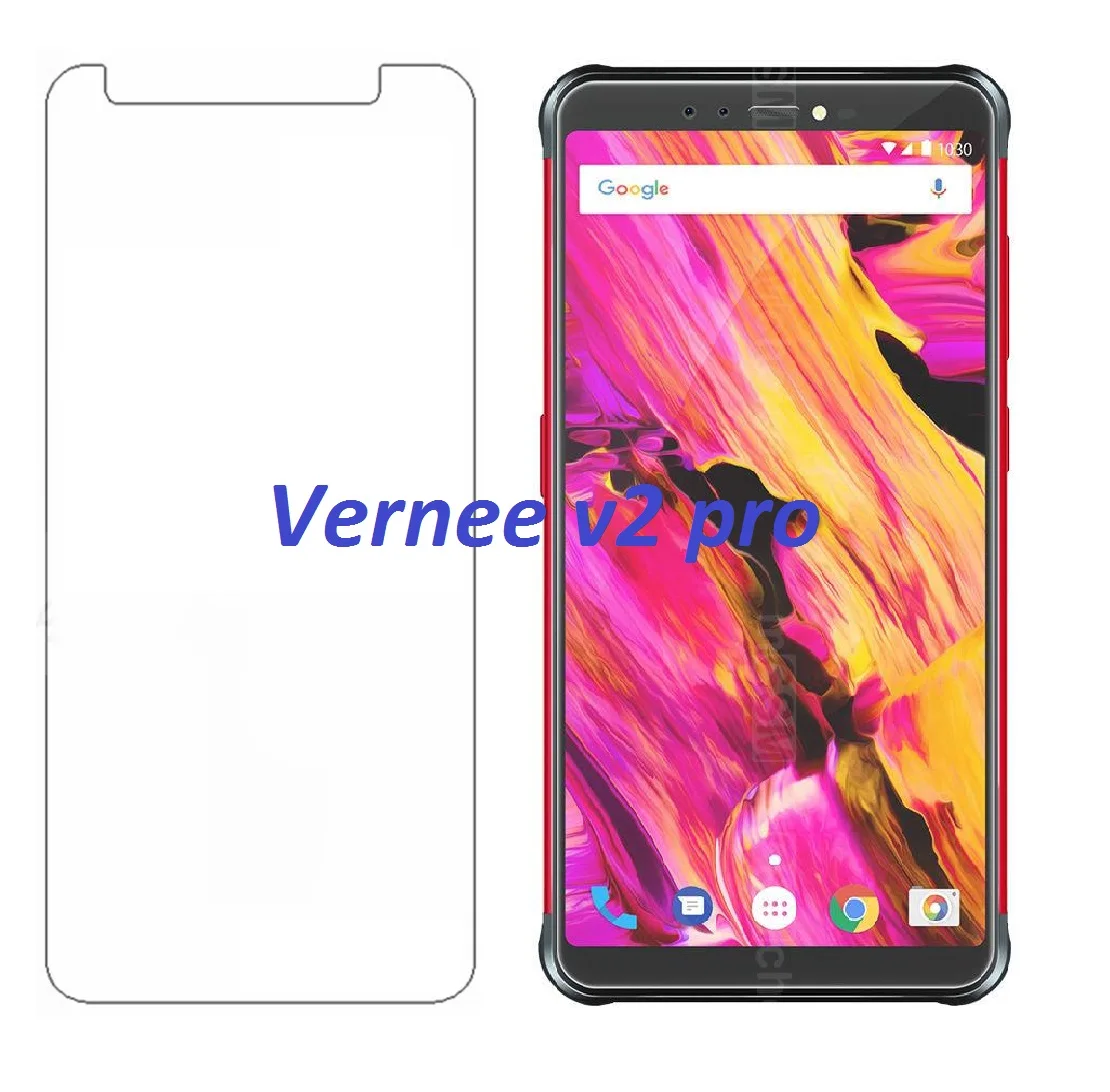 

For Vernee V2 PRO Tempered Glass Front Protective Glass Screen Protector Transparent For Vernee V2PRO