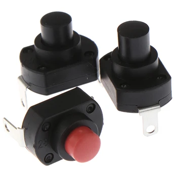 

5pcs 10A UPS switch flashlight self locking switch push button micro power switch Height 13.5/15.5/18.5mm