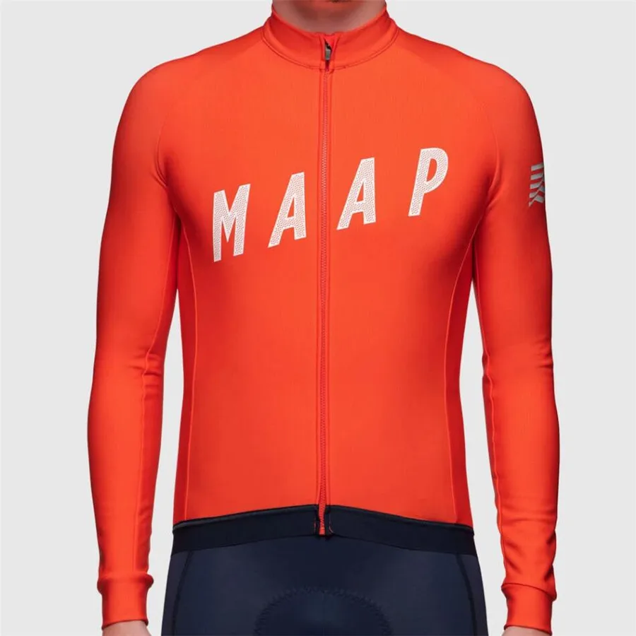 Весна осень Мужская велосипедная Джерси с длинным рукавом Джерси рубашки Por Team MAAP MTB велосипедный костюм, трико Ropa Ciclismo Джерси