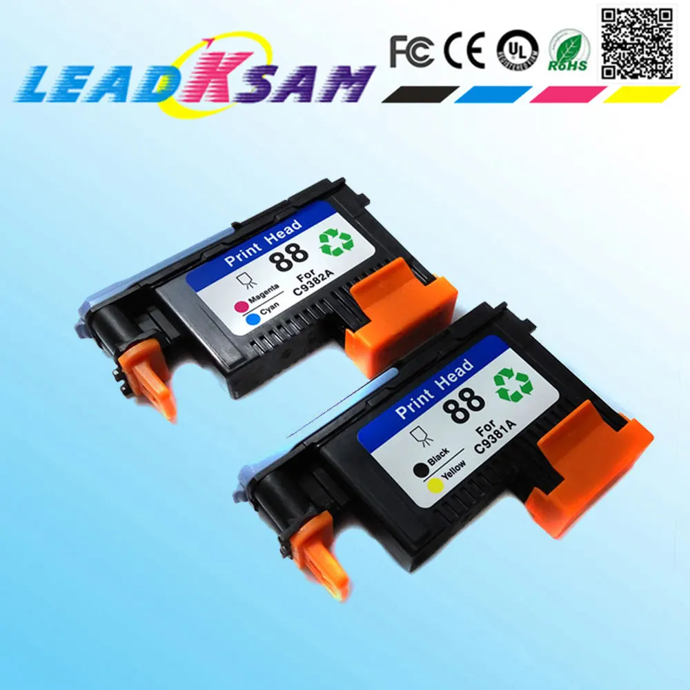 Leadksam совместимая с hp 88 C9381A C9382A Печатающая головка для hp88 K550 K5400 K8600 L7000 L7480 L7550 L7580 L7590