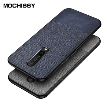 

For Xiaomi Redmi K30 Pro Case Shockproof Back Cover Cloth Fabric Silicone Soft Edge Protect Case For Redmi K30 Pro Case Funda