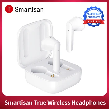 

Smartisan TWS Fingerprint Touch Control Wireless Earbuds Bluetooth V5.0 3D Stereo Dual-Mic earphones with charging case