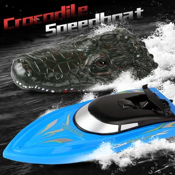 

High Speed Remote Control Boat Model RC Boat Remote Control 2.4G 4 Ch Boat For Kids Barco De Pesca Speedboat Electric BA60YKC