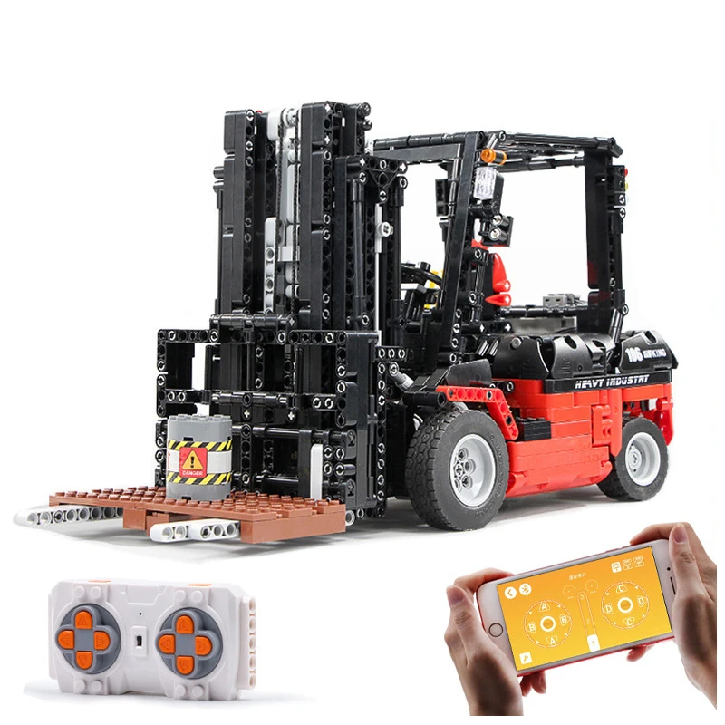 

1719PCS RC Forklift Building Blocks 2.4Ghz simulation Model Compatible Legoedly Assemble Educational Toys Gifts for Children