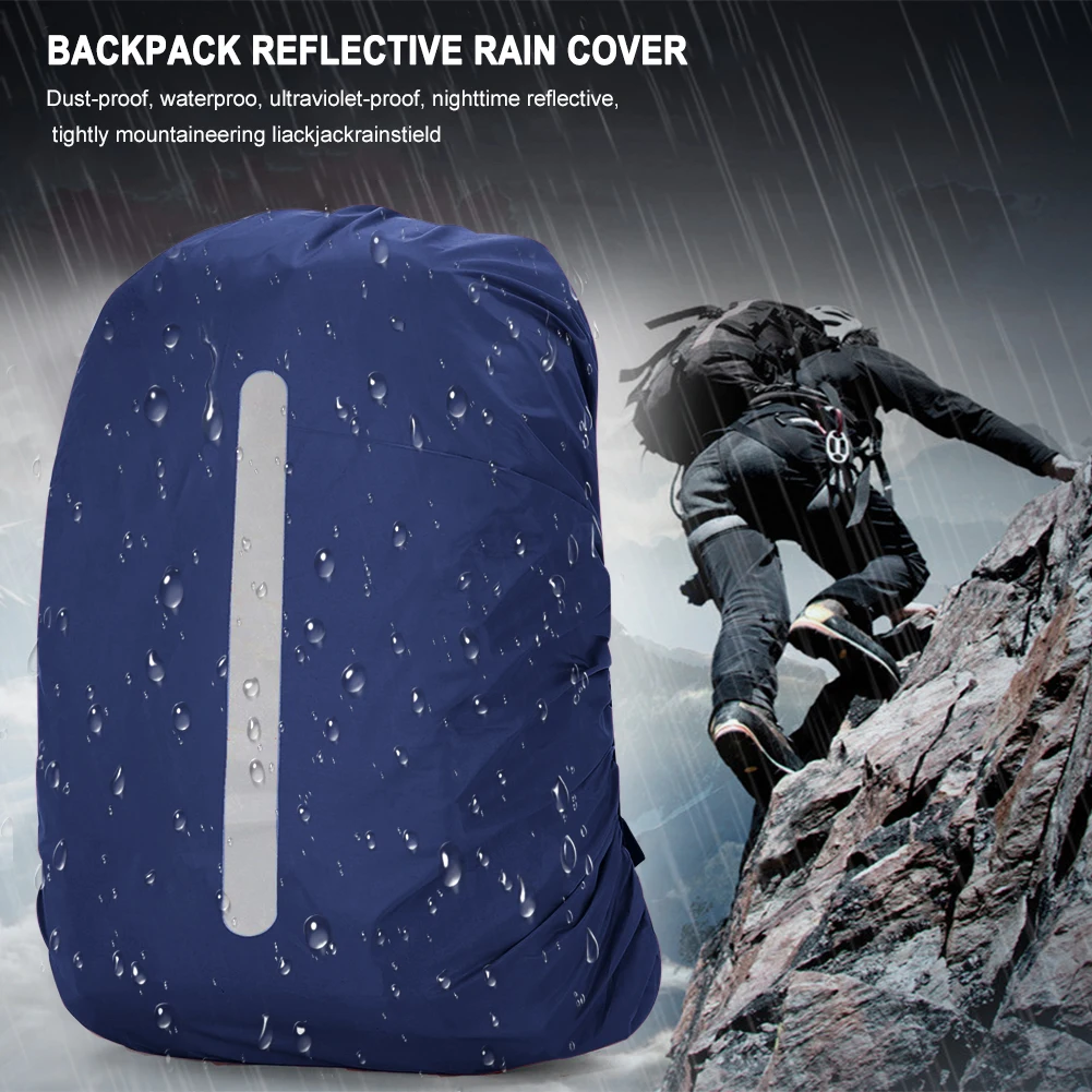 Waterproof Cover Backpack Reflective Bag Hiking Backpack Rain Cover