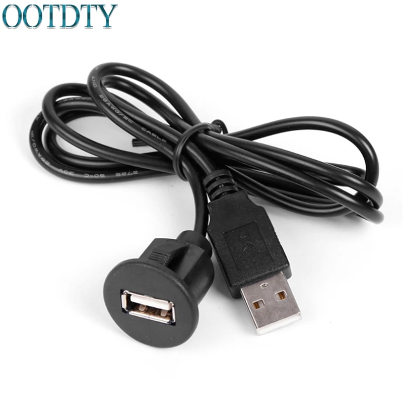 Buy Duttek USB Panel Flush Mount Cable - 2M/6.6ft USB 3.0 &HDMI Male to Female Extension Mount, Dash Mount, Flush Mount, Panel Mount Cable, for Car, Boat, Motorcycle 2M（USB3.0&HDMI）: Audio & Video Accessories -  FREE DELIVERY possible on eligible purchases
