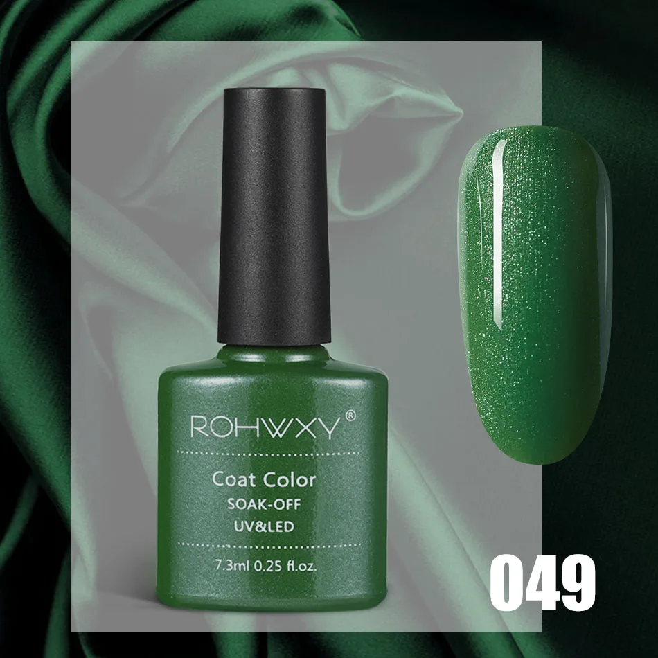 ROHWXY 7,3 мл гель лак УФ Гель-лак для ногтей все для маникюра полуперманентный лак для ногтей долговечный гель-живопись для самостоятельного дизайна - Цвет: 49