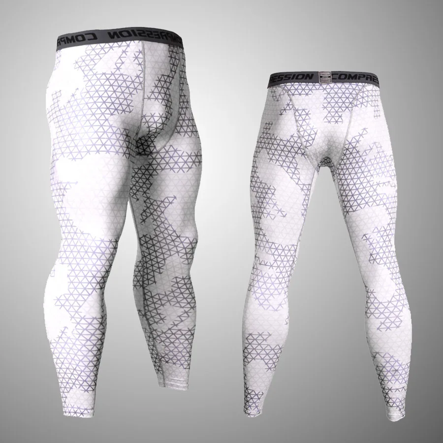 Pants Компрессионная рубашка Тактический Рашгард для MMA union костюм Мужская футболка с длинным рукавом+ колготки для мужчин комплект из 2 предметов спортивный костюм для мужчин - Цвет: Pants