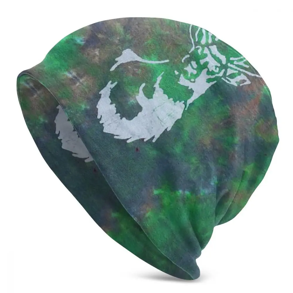 Tie Dye лес камуфляж самец оленя голова батик унисекс для взрослых Повседневная шапка бини ветрозащитный вязаный лыжный рукав Skully шапочки