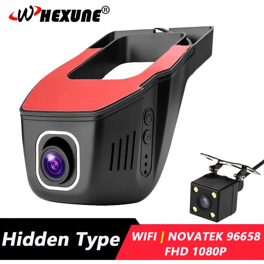 WHEXUNE wifi Автомобильный видеорегистратор камера цифровой регистратор видео