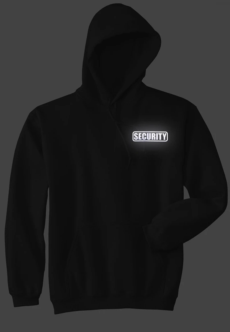 Men's Hoodies Reflective Hoodies Sweatshirts With Security Unisex Jacket Thick Fleece Fashion Tops men fleece jacket