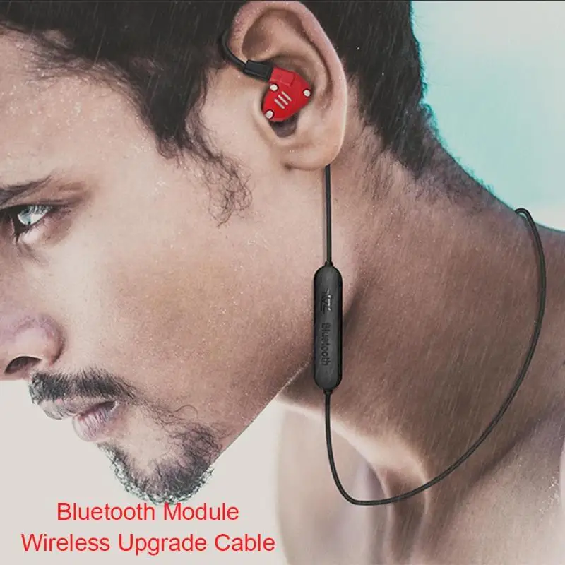 KZ ZS10 AS10 беспроводной Aptx Bluetooth кабель KZ обновление провод модуля с 2PIN/MMCX разъем для KZ ZS10 Pro/ZS6/ZS5/ZS4/ZST/ZSX
