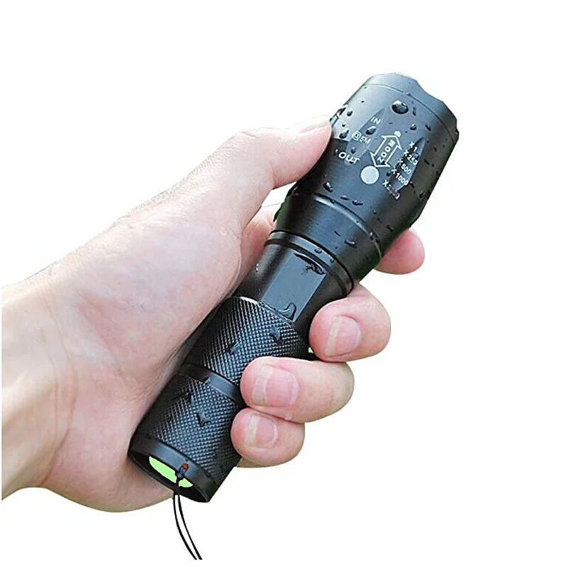 Five speed Glare T6 Glare Led Telescopic Zoom L2 Flashlight Camping Outside Multiple Gears