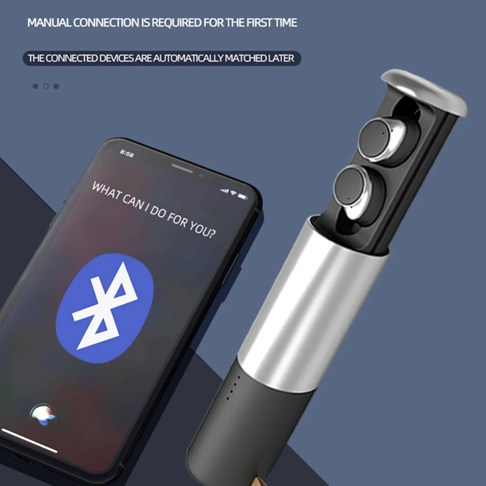 Bluetooth 5,0 наушники TWS беспроводные наушники-вкладыши зарядная коробка наушники Handsfree портативные спортивные наушники игровая гарнитура