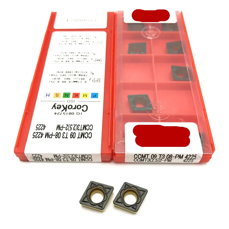 

20PCS SANDV high quality lathe tool CCMT09T308 PM4225 carbide tool internal turning tool, R0.8 CNC lathe tool