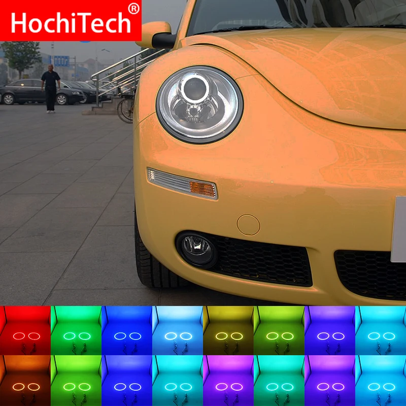 Разноцветные светодиодные RGB-лампы ангельские глазки гало кольцевой глаз ДХО