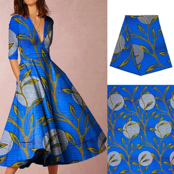 

Ankara fabric African Real Wax Printing Pure Cotton 6 Yards Sewing Materials Pagne Real Real Wax