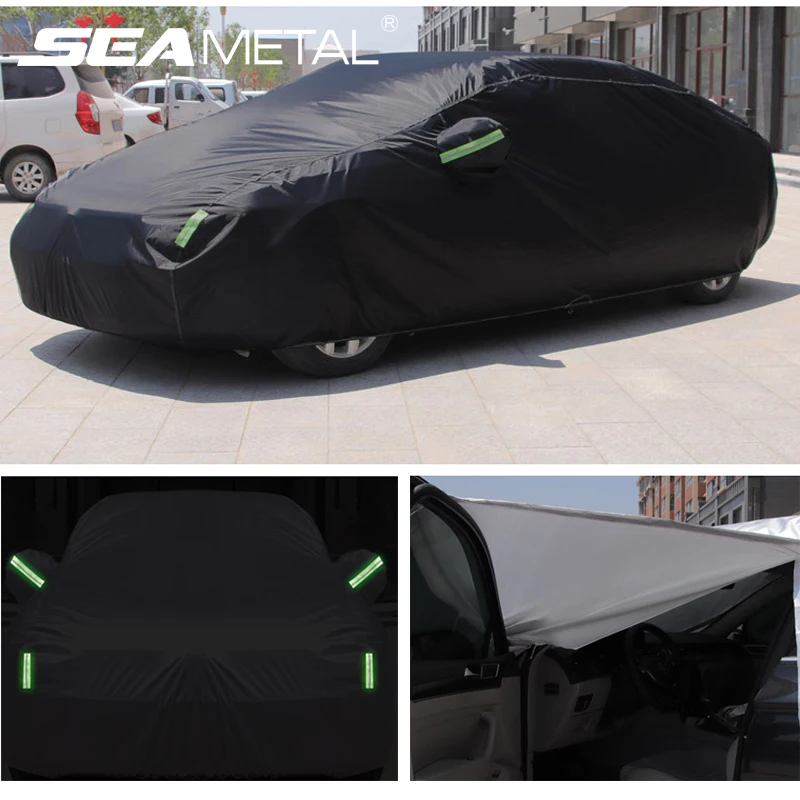 Exterior Car Cover Sunshade Protection Outdoor Covers Waterproof Dustproof Sun Shade Anti-UV Auto Accessories for Sedan SUV | Автомобили и