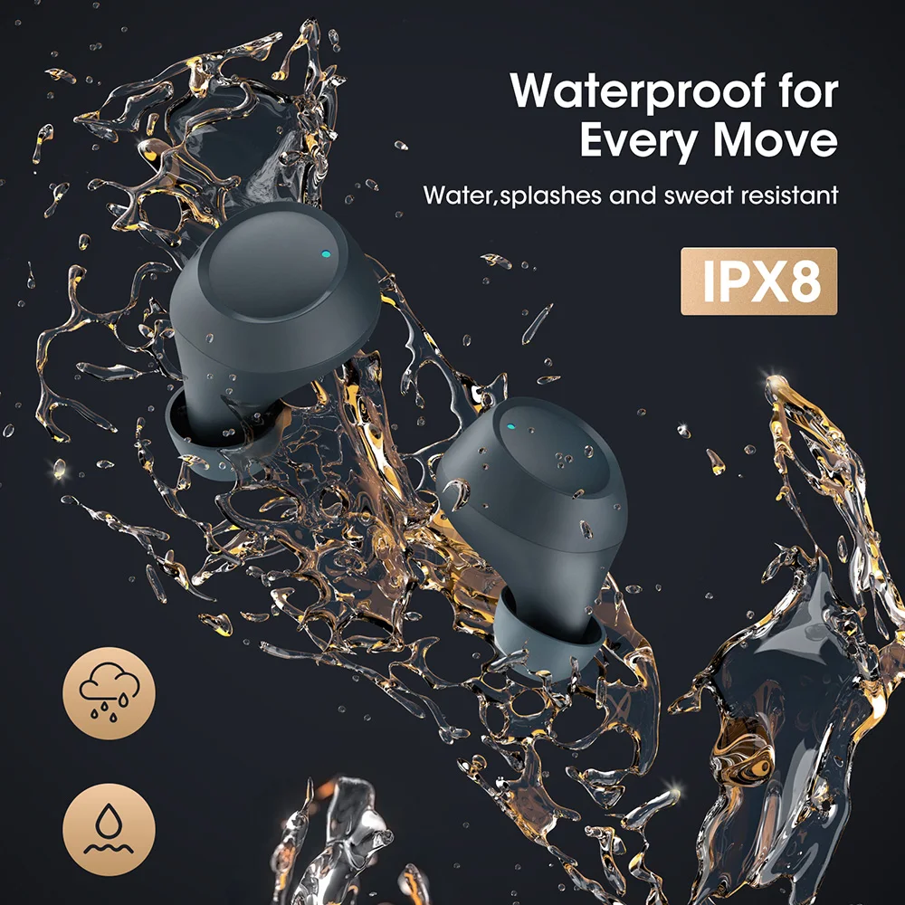 Mpow M13 Wireless Earbuds in-Ear Bluetooth Earphones Punchy Bass IPX8 Waterproof 28H Playtime TWS Sports Earphone Gym in ear earphone wireless earbuds bluetooth headphones bluetooth headset
