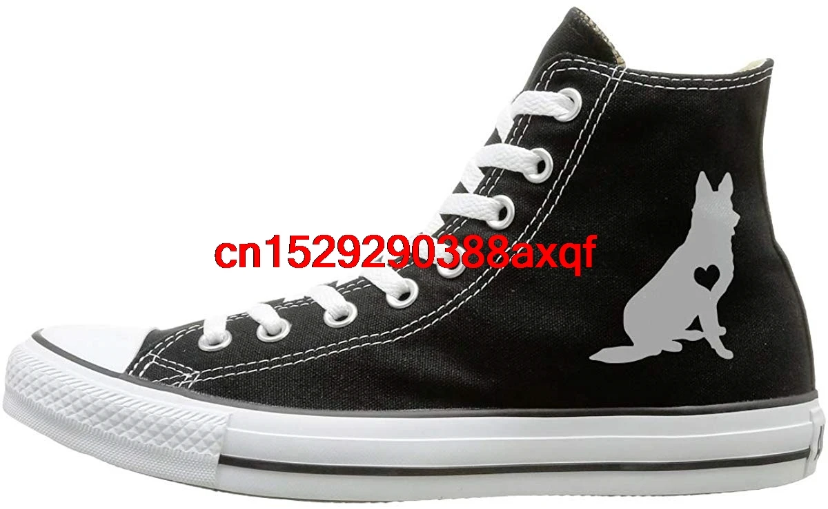 

Canvas Shoes Adore German Shepherds Casual High Top Lace Ups Sneaker For Men's Women's