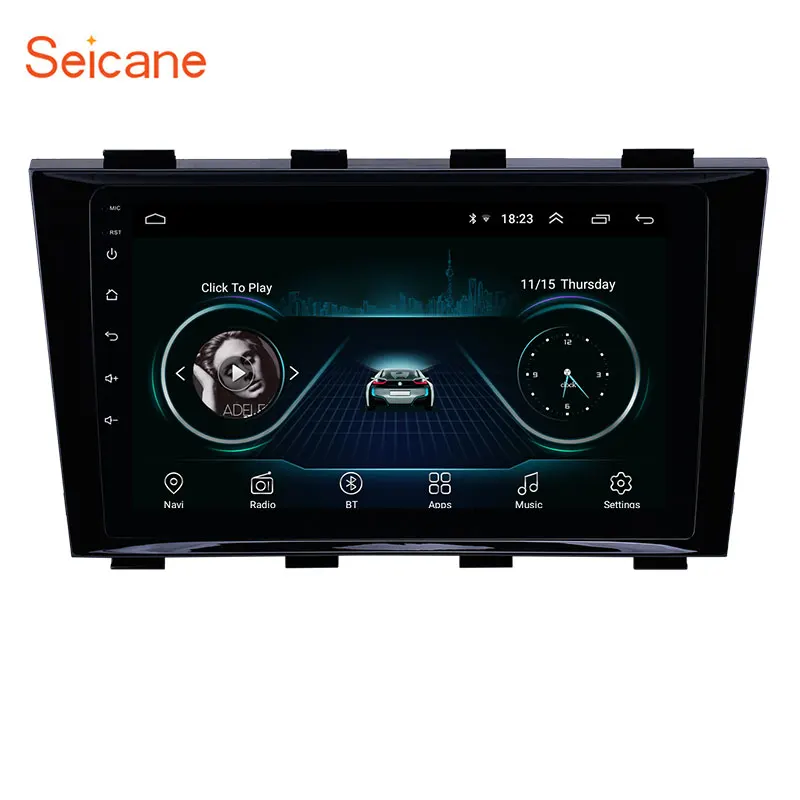 Автомобильный GPS навигатор Seicane радио 9 дюймов Android 8 1 для Geely Emgrand EC8 2009 2011 2012 2013 2014 2015 с поддержкой