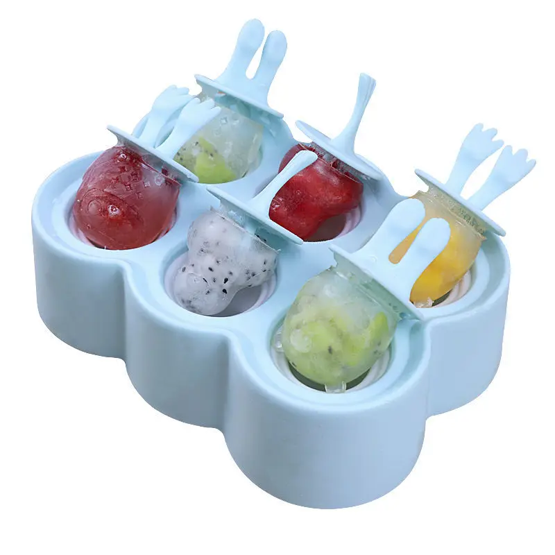 6 сеток силиконовая форма для мороженого Diy домашняя Фруктового помадка льда