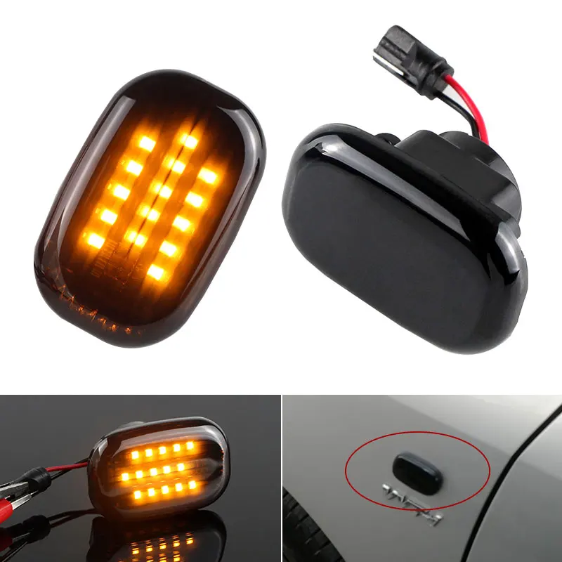 

2 шт., светодиодные боковые указатели поворота для Toyota Corolla E10 11 12 Celica T20 T23 Carina T19 MR 2 W20 30 Starlet EP90 91, янтарный