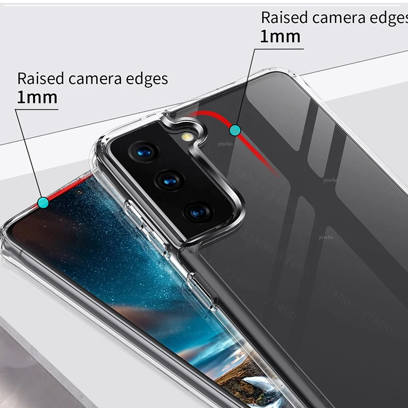 Enhanced Antiskid Silicone Soft Back Cover with Shockproof Protection