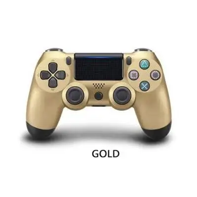 Золотой Bluetooth геймпад для Playstation sony PS4 беспроводной контроллер Джойстик контроллер для DualShock Вибрационный джойстик для ПК - Цвет: Золотой