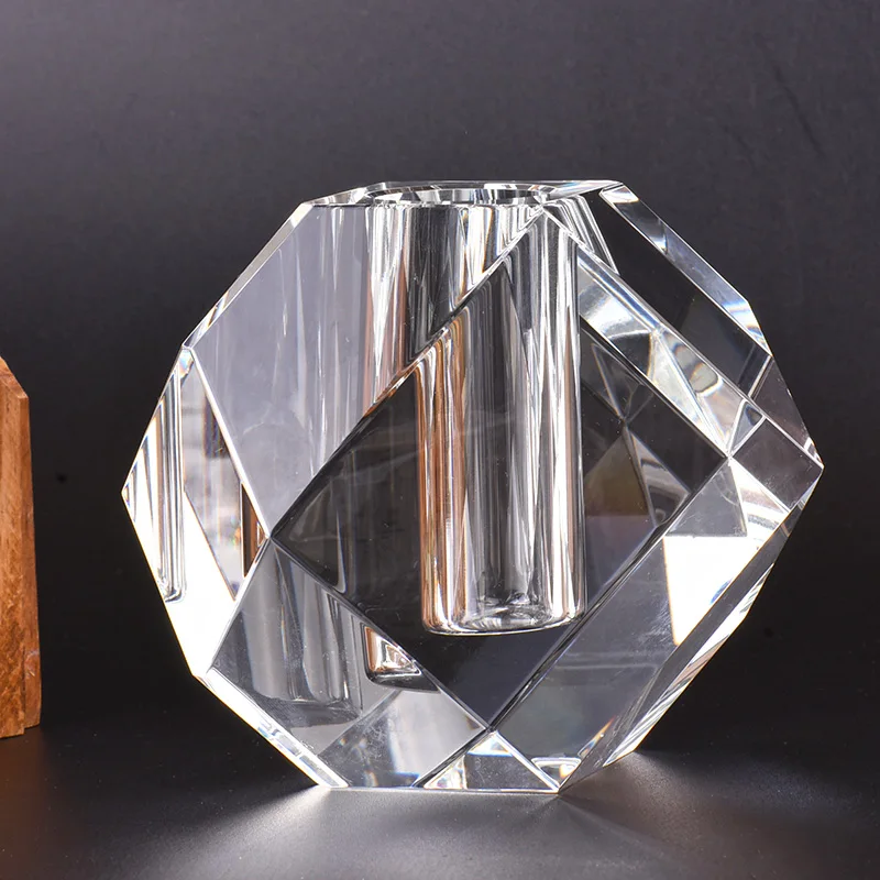 

Хрустальная ваза, аксессуары для украшения дома, современные стеклянные вазы для цветов ваза для украшения интерьера