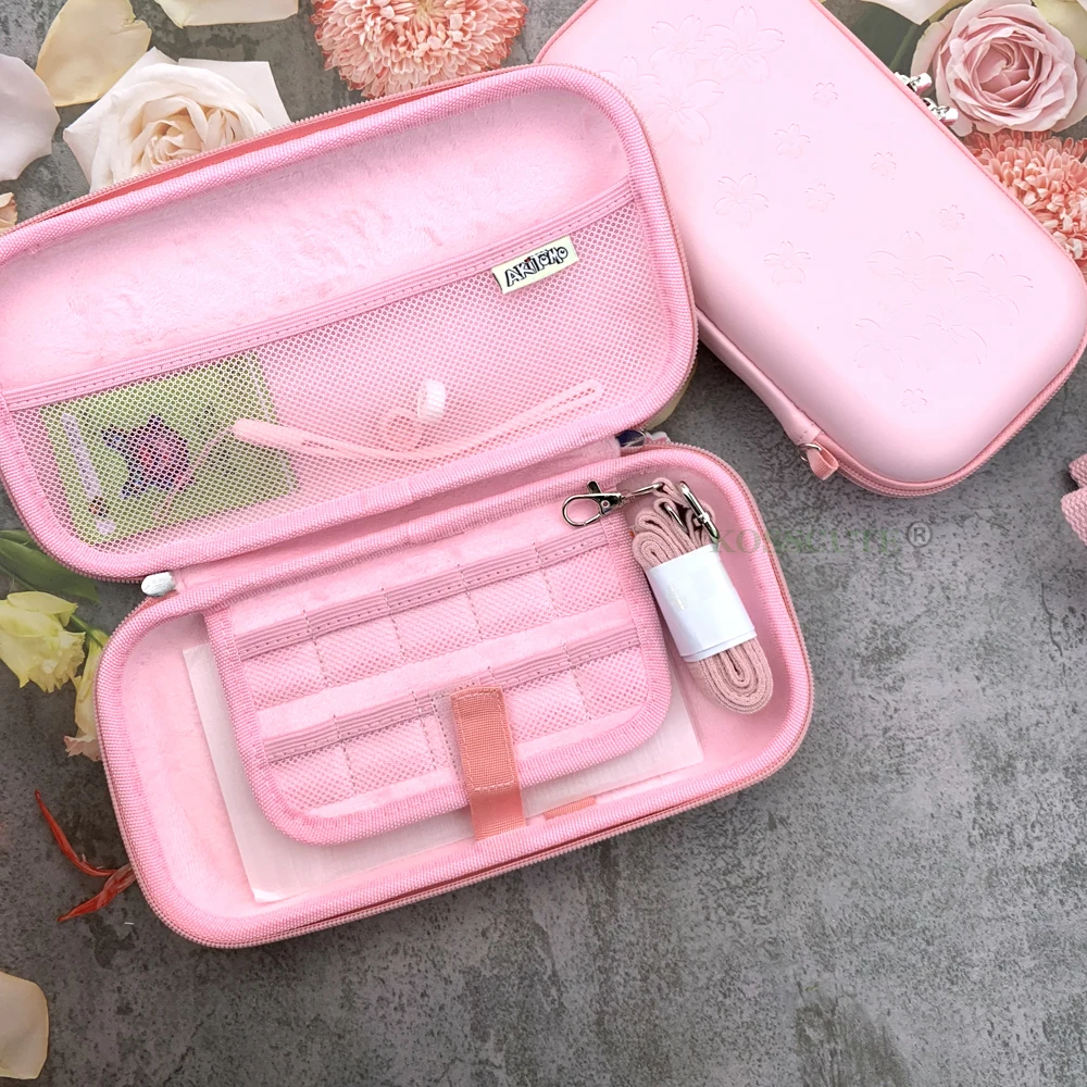 Para nintendo switch caso saco bonito rosa