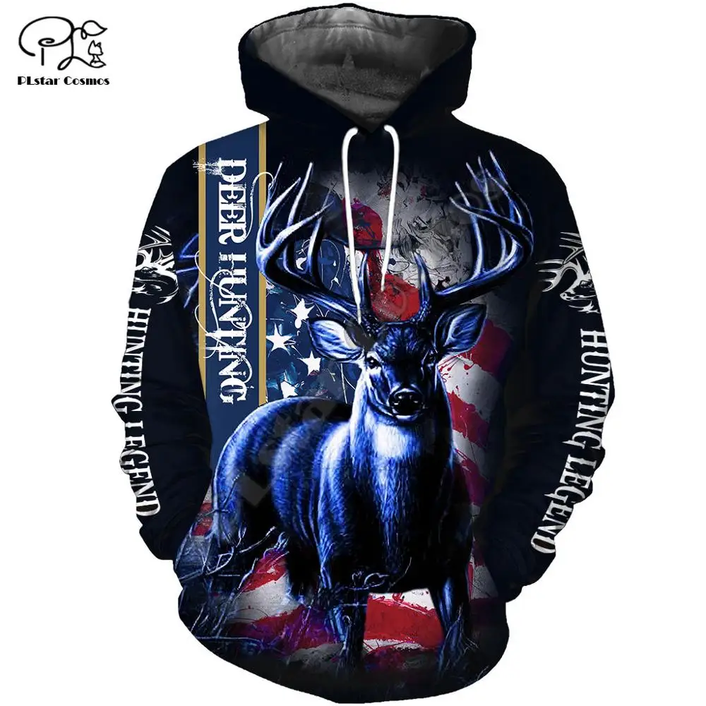 

PLstar Cosmos Animal Deer Bow Hunting Hunter Causal Harajuku New Fashion 3DPrint Zipper/Hoodies/Sweatshirt/Jacket/Men/Women s-5