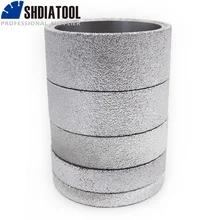 

DIATOOL Dia 75mm Vacuum Brazed Diamond Grinding wheel Flat Sanding Disc on marble granite quartz ceramics artificial stone