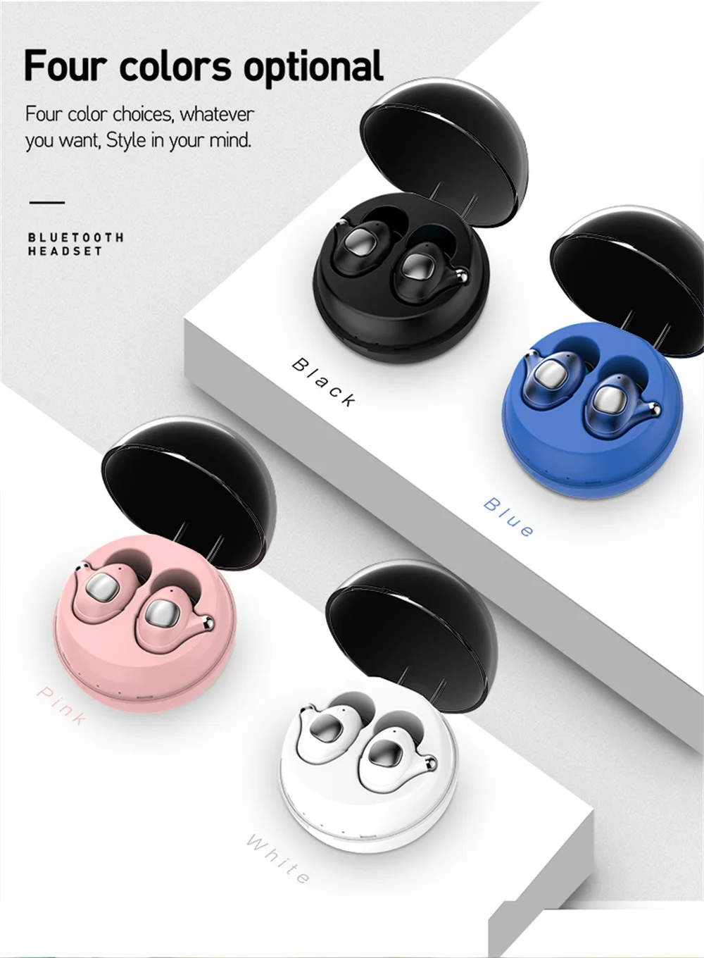 Bluetooth наушники 5,0, беспроводная гарнитура, бас, высокое качество, спортивные, устойчивое к поту, магнитные, стерео, в ухо, с микрофоном, для всех телефонов
