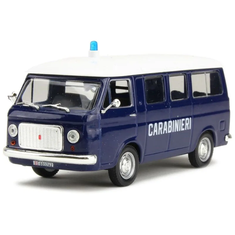 1/43 винтажный FIAT 238 минивен CARABINIERI модель игрушечного автомобиля сплав литой коллекцией Ретро Ван игрушки автобус