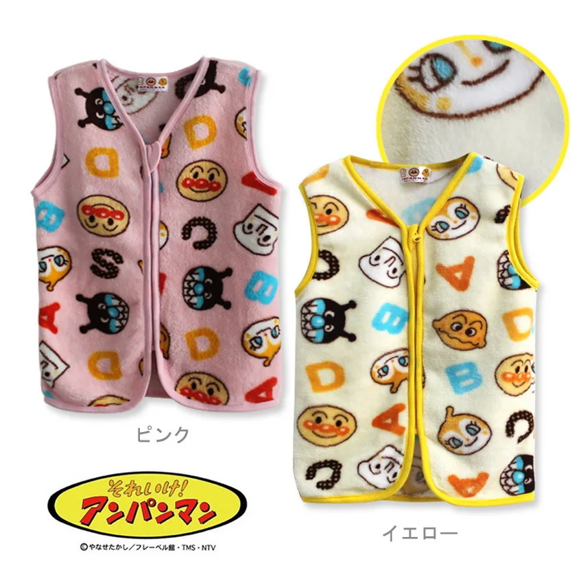 Autumn And Winter Bread Superman Coral Velvet Full Printed Baby Vest Fashion CHILDREN'S Jacket Bread Warriors Vest Sleeping Bag