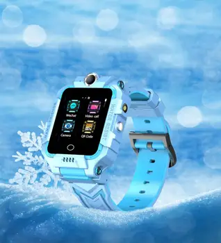 

S4 Kids Smart Watch Phone, LBS/GPS SIM Card Locato Child SOS Wifi Connection Video Call Camera Call Screen Pink Blue Green Color