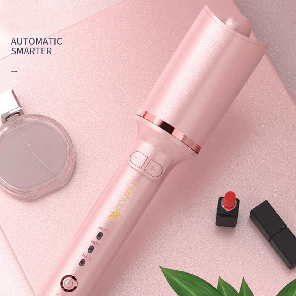 Automatic Hair Curler Infrared LCD Hair Curlers Rollers Lazy Anti Scalding Curling Iron Rotating Hair Waver Styling Tool EU Plug