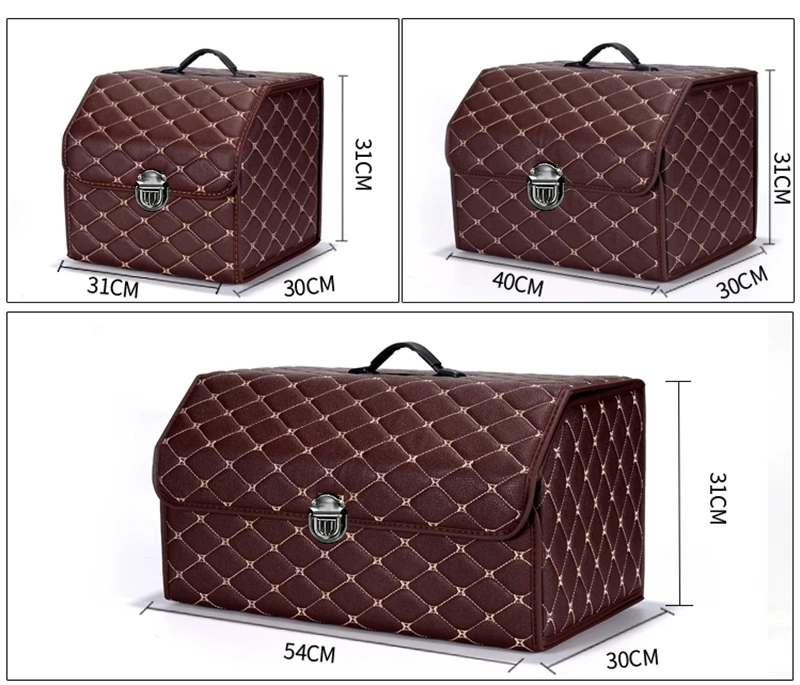 Luxury Leather Storage Box Organizer » The Messless