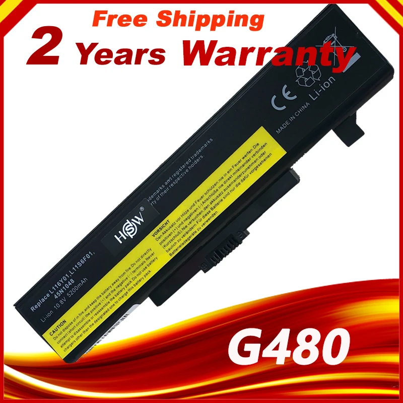 Аккумулятор для ноутбука Lenovo IdeaPad G580 L11S6Y01 L11L6Y01 Z380 Z380AM Y480 G480 Y580 G580AM | Компьютеры и