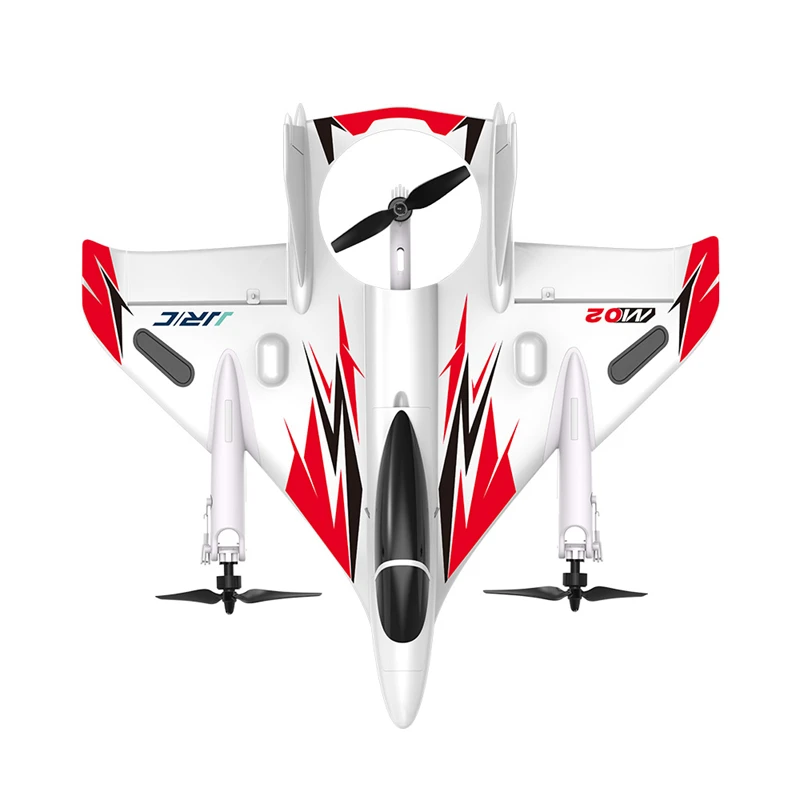JJRC M02 450mm размах крыльев 2,4G 6CH приводимого в движение с помощью электропривода бесщеточный 6-осевой гироскоп пилотажный самолет модель игрушки RC Самолет RTF синий и красный цвета