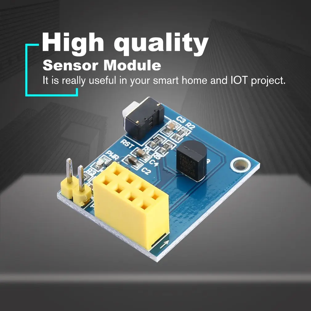 ESP8266 ESP-01 ESP-01S DS18B20 датчик температуры и влажности модуль Wifi NodeMCU умный дом IOT DIY Kit(без ESP модуля