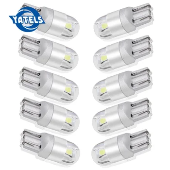 

10PCS W5W T10 3030 LED Signal Light Auto Car 12V 194 Bulb Parking Position Width Lamp Side Clearance Lights interior light