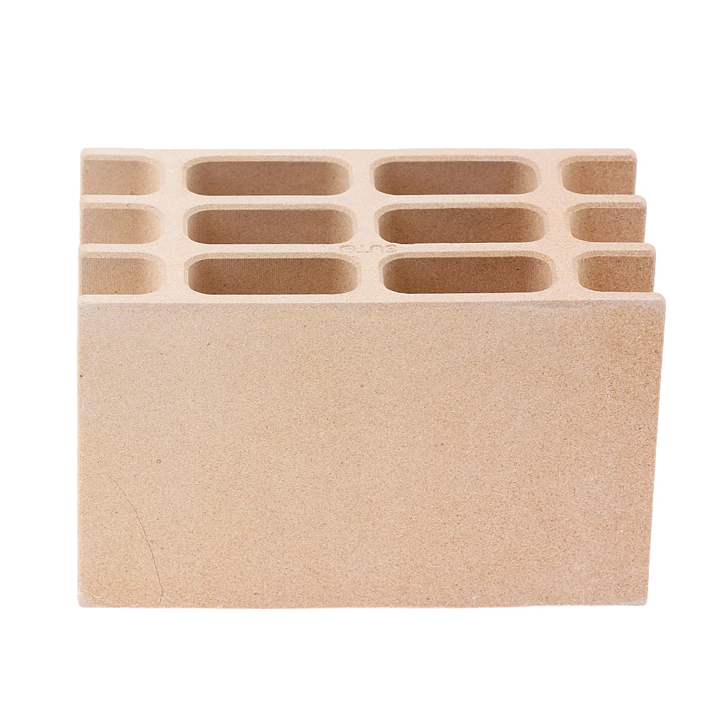 Ceramic Spawning Brick Aquarium Shrimp Breeding Cave Baby Fishes Tank Beige