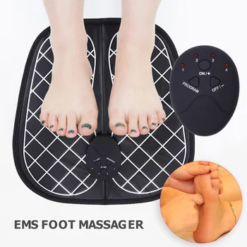 

Electric Foot Massager Feet EMS Foot Muscle Stimulator Foot Massage Relaxing Pressure Wireless Vibration Mat Health Care