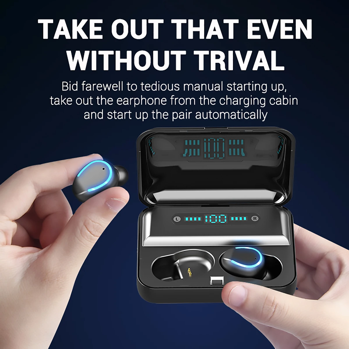 Bluetooth спортивные наушники светодиодный дисплей с мобильным питанием стерео игровая гарнитура для samsung просо iPhone наушники-вкладыши