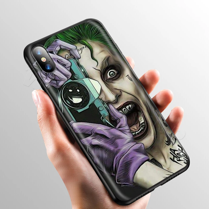 Чехол Webbedepp Joker для Apple iPhone 11 Pro XS Max XR X 8 7 6 6S Plus 5 5S SE - Цвет: 2